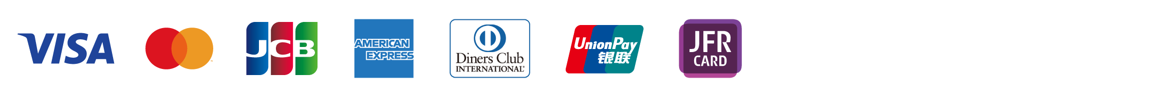 QUARTZ SHINSAIBASHIでご利用いただけるクレジットカード