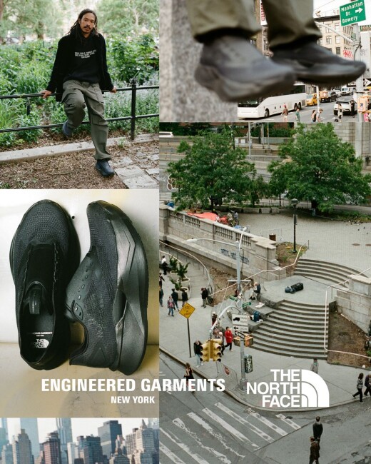 FW26　VECTIV FORWARD × ENGINEERED GARMENTS コラボ商品 4F THE NORTH FACE FOOTWEAR心斎橋店　